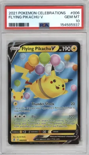 2021 POKEMON CELEBRATIONS FLYING PIKACHU V