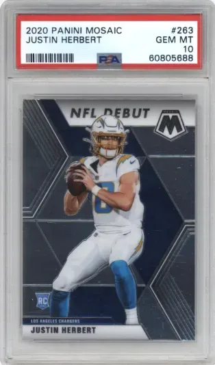 2020 PANINI MOSAIC JUSTIN HERBERT