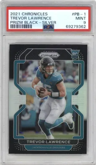 2021 CHRONICLES TREVOR LAWRENCE PRIZM BLACK SILVER