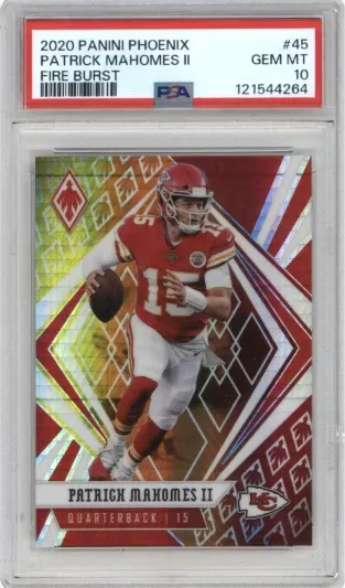 2020 PANINI PHOENIX PATRICK MAHOMES II FIRE BURST