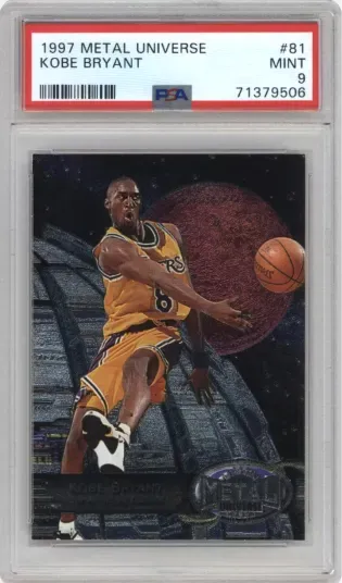 1997 METAL UNIVERSE KOBE BRYANT