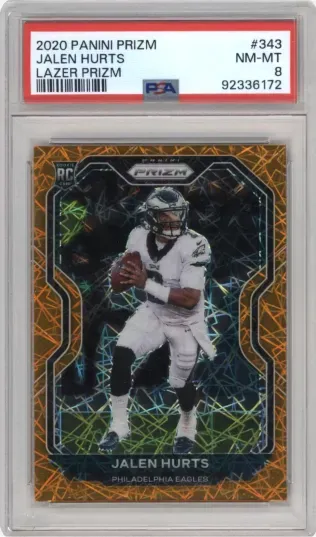 2020 PANINI PRIZM JALEN HURTS LAZER PRIZM