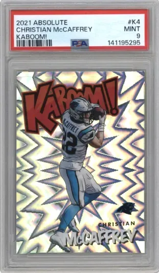 2021 ABSOLUTE CHRISTIAN McCAFFREY KABOOM