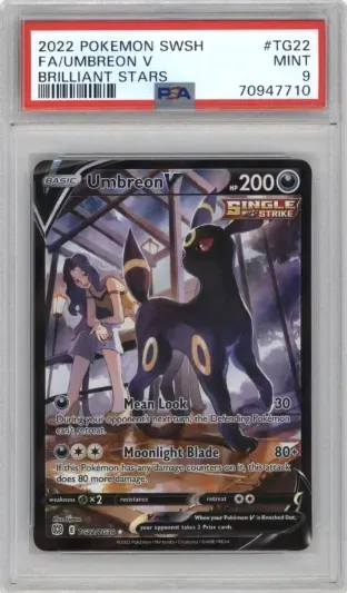 2022 POKEMON SWSH FA UMBREON V BRILLIANT STARS