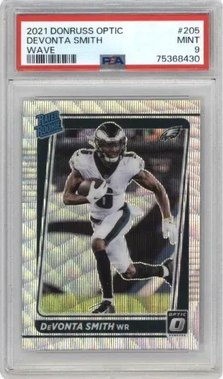 2021 DONRUSS OPTIC DEVONTA SMITH WAVE