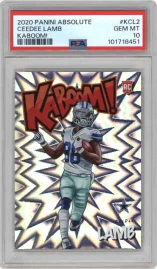 2020 PANINI ABSOLUTE CEEDEE LAMB KABOOM