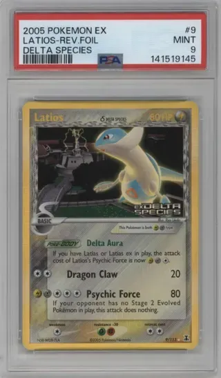 2005 POKEMON EX LATIOS-REV.FOIL DELTA SPECIES