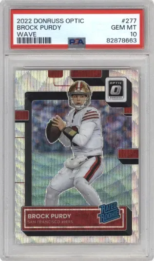 2022 DONRUSS OPTIC BROCK PURDY WAVE