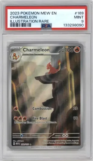 2023 POKEMON MEW EN CHARMELEON ILLUSTRATION RARE