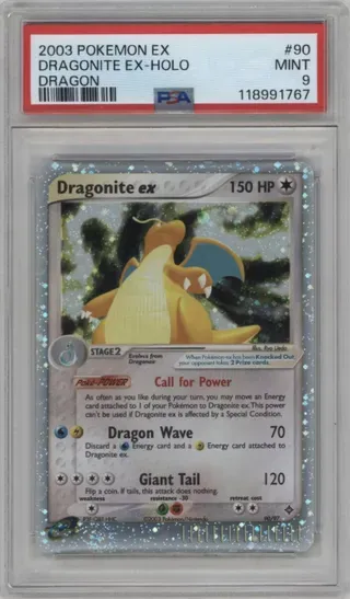 2003 POKEMON EX DRAGONITE EX-HOLO DRAGON