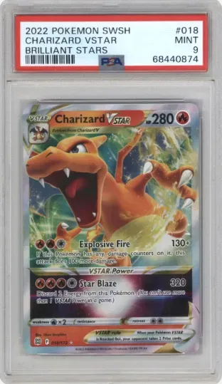 2022 POKEMON SWSH CHARIZARD VSTAR BRILLIANT STARS