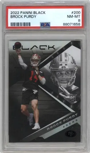 2022 PANINI BLACK BROCK PURDY
