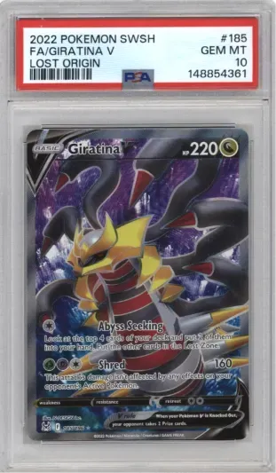 2022 POKEMON SWSH FA GIRATINA V LOST ORIGIN