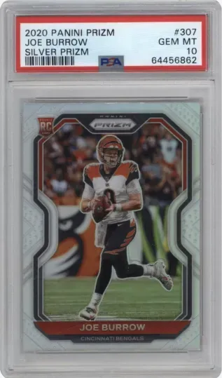 2020 PANINI PRIZM JOE BURROW SILVER PRIZM