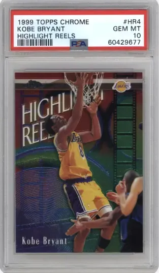 1999 TOPPS CHROME KOBE BRYANT HIGHLIGHT REELS