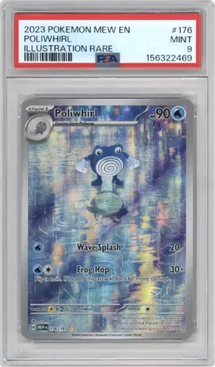 2023 POKEMON MEW EN POLIWHIRL ILLUSTRATION RARE