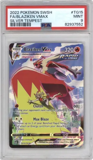 2022 POKEMON SWSH FA BLAZIKEN VMAX SILVER TEMPEST