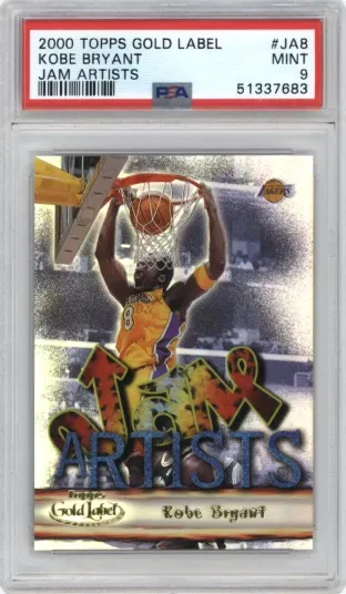 2000 TOPPS GOLD LABEL KOBE BRYANT JAM ARTISTS