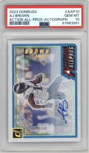 2023 DONRUSS AJ BROWN ACTION ALL-PROS-AUTOGRAPH