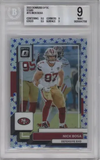 2022 DONRUSS OPTIC STARS #175 NICK BOSA