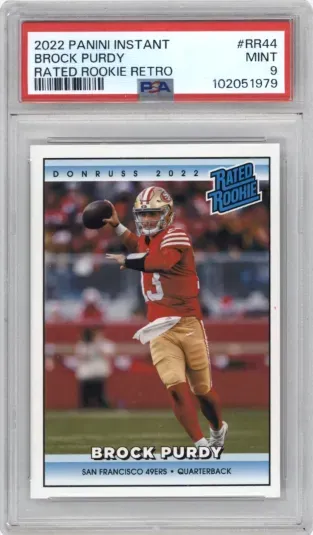 2022 PANINI INSTANT BROCK PURDY RATED ROOKIE RETRO