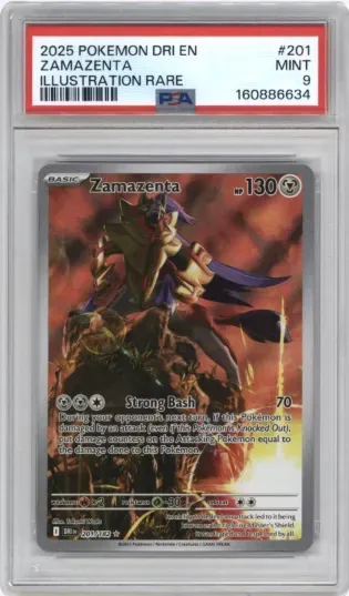 2025 POKEMON DRI EN ZAMAZENTA ILLUSTRATION RARE
