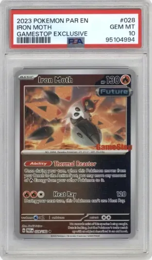 2023 POKEMON PAR EN IRON MOTH GAMESTOP EXCLUSIVE