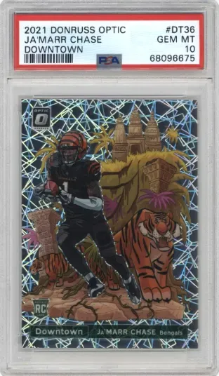 2021 DONRUSS OPTIC JA'MARR CHASE DOWNTOWN 68096675