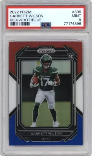 2022 PRIZM GARRETT WILSON RED WHITE BLUE