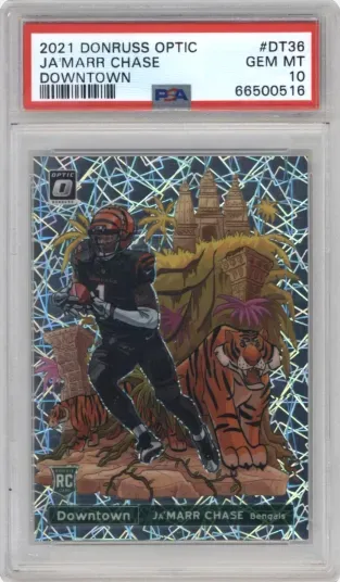 2021 DONRUSS OPTIC JA'MARR CHASE DOWNTOWN