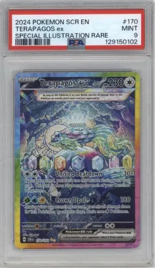2024 POKEMON SCR EN TERAPAGOS ex SPECIAL ILLUSTRATION RARE