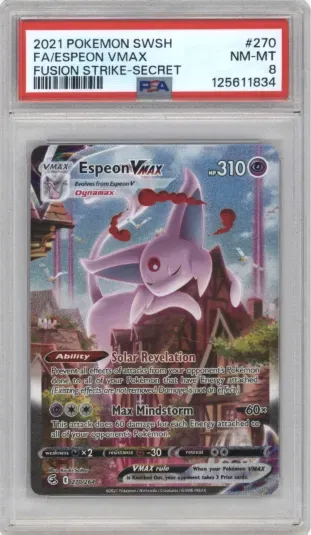 2021 POKEMON SWSH FA ESPEON VMAX FUSION STRIKE-SECRET