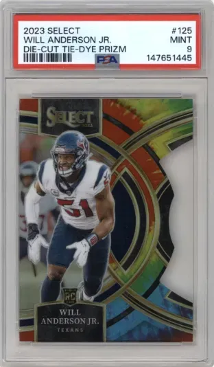 2023 SELECT WILL ANDERSEN JR. DIE-CUT TIE-DYE PRIZM
