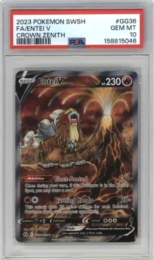 2023 POKEMON SWSH FA ENTEI V CROWN ZENITH 158815046