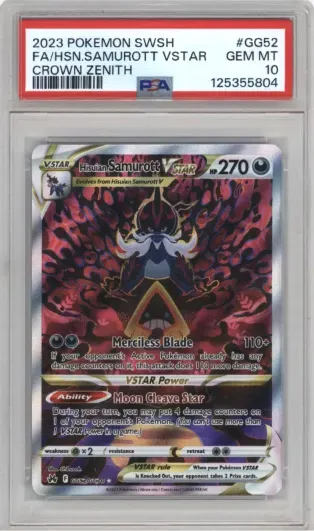 2023 POKEMON SWSH FA HSN.SAMUROTT VSTAR CROWN ZENITH