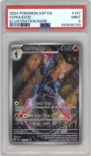 2024 POKEMON SSP EN CERULEDGE ILLUSTRATION RARE