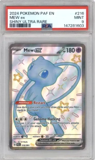 2024 POKEMON PAF EN MEW ex SHINY ULTRA RARE