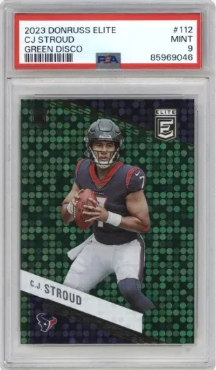 2023 DONRUSS ELITE CJ STROUD GREEN DISCO