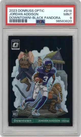 2023 DONRUSS OPTIC JORDAN ADDISON DOWNTOWN BLACK PANDORA