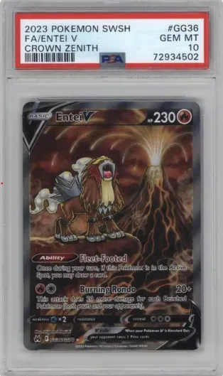 2023 POKEMON SWSH FA ENTEI V CROWN ZENITH 72934502