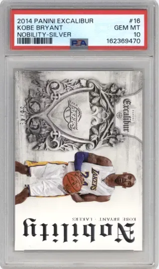 2014 PANINI EXCALIBUR KOBE BRYANT NOBILITY-SILVER