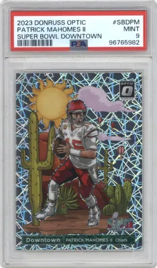 2023 DONRUSS OPTIC PATRICK MAHOMES II SUPER BOWL DOWNTOWN