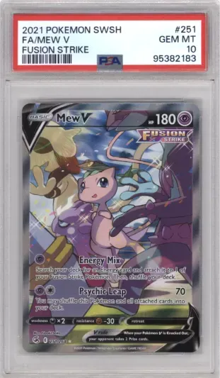 2021 POKEMON SWSH FA MEW V FUSION STRIKE