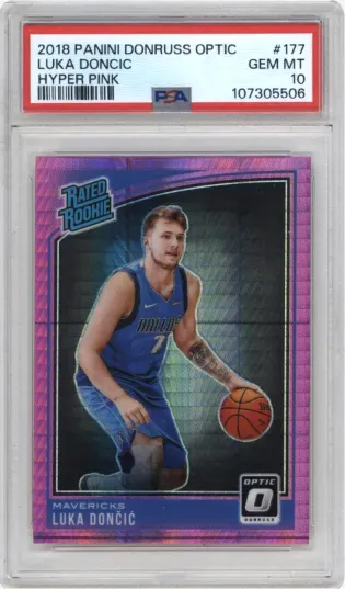 2018 PANINI DONRUSS OPTIC LUKA DONCIC HYPER PINK