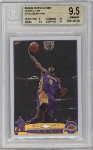 2003-04 TOPPS CHROME REFRACTORS #36 KOBE BRYANT