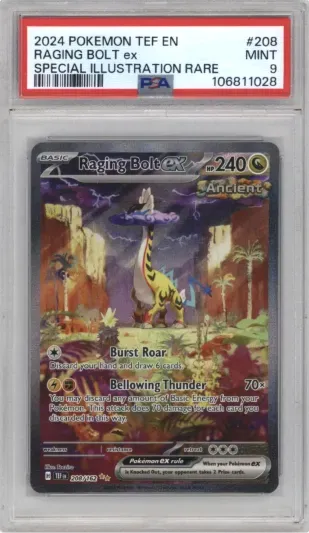 2024 POKEMON TEF EN RAGING BOLT ex SPECIAL ILLUSTRATION RARE