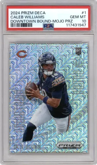 2024 PRIZM DECA CALEB WILLIAMS DOWNTOWN BOUND-MOJO PRZ