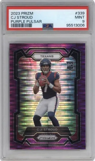 2023 PRIZM CJ STROUD PURPLE PULSAR