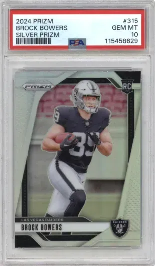 2024 PRIZM BROCK BOWERS SILVER PRIZM