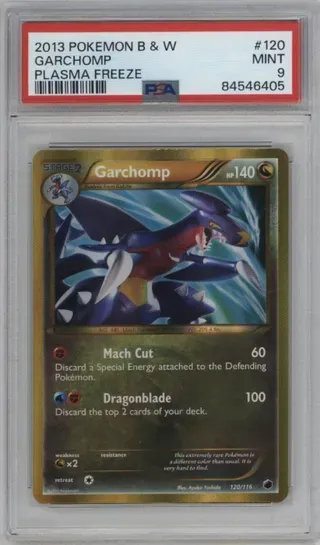 2013 POKEMON B AND W GARCHOMP PLASMA FREEZE